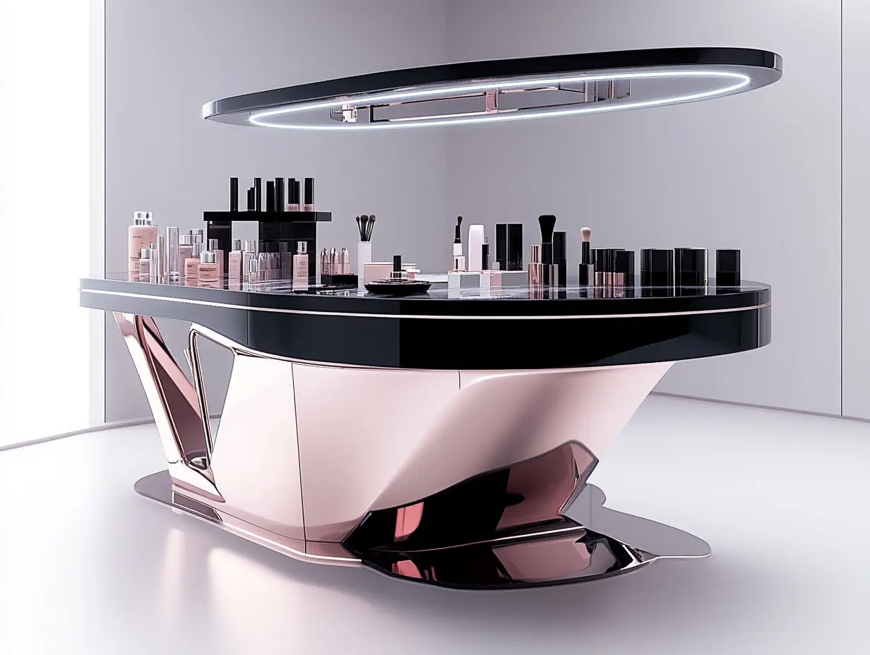 Innovative Designs in Makeup Tables for the Future of Beauty Retail