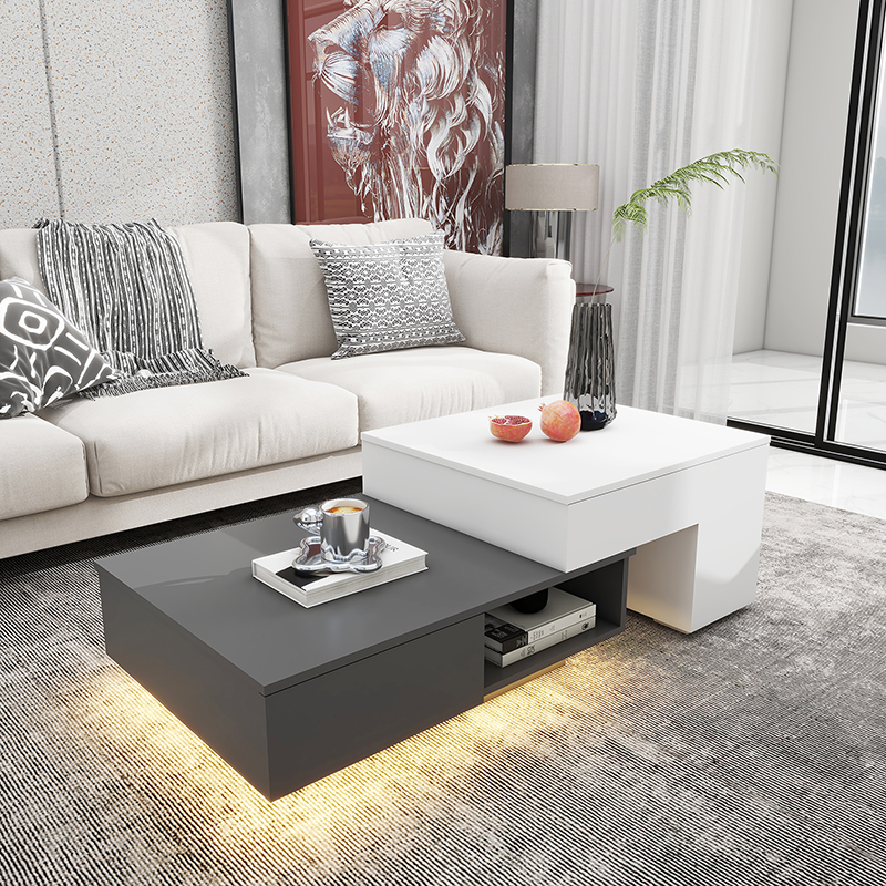 Modern Lift Top Coffee Table Ergonomic Rising Table
