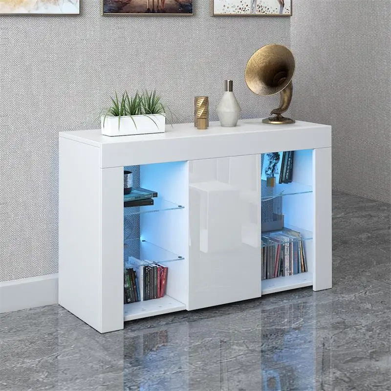 High Gloss Modern Pantry Buffet Cabinet
